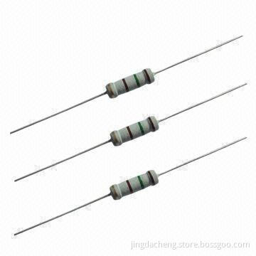 Metal Oxide Film Resistors with 2 and 5% Tolerance, Used for Automotive, Computers